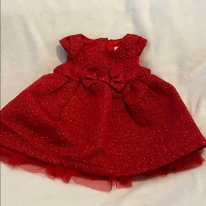 Red sparkle dress